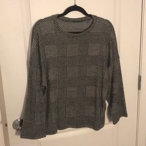 Zara Plaid Sweater
